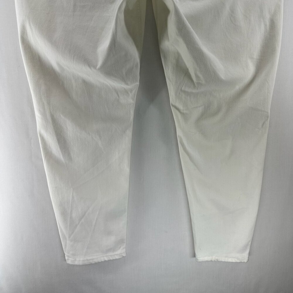 Melissa McCarthy Seven7 Jeans Womens 24 Pencil Slimming Silhouette Denim White - Picture 3 of 14